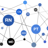 graphic illustrating the network benefits of an enterprise-wide communication system